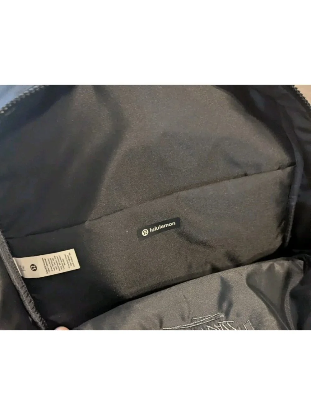 Lululemon Detroit Pistons Basketball Black Backpack Embroidered Nba